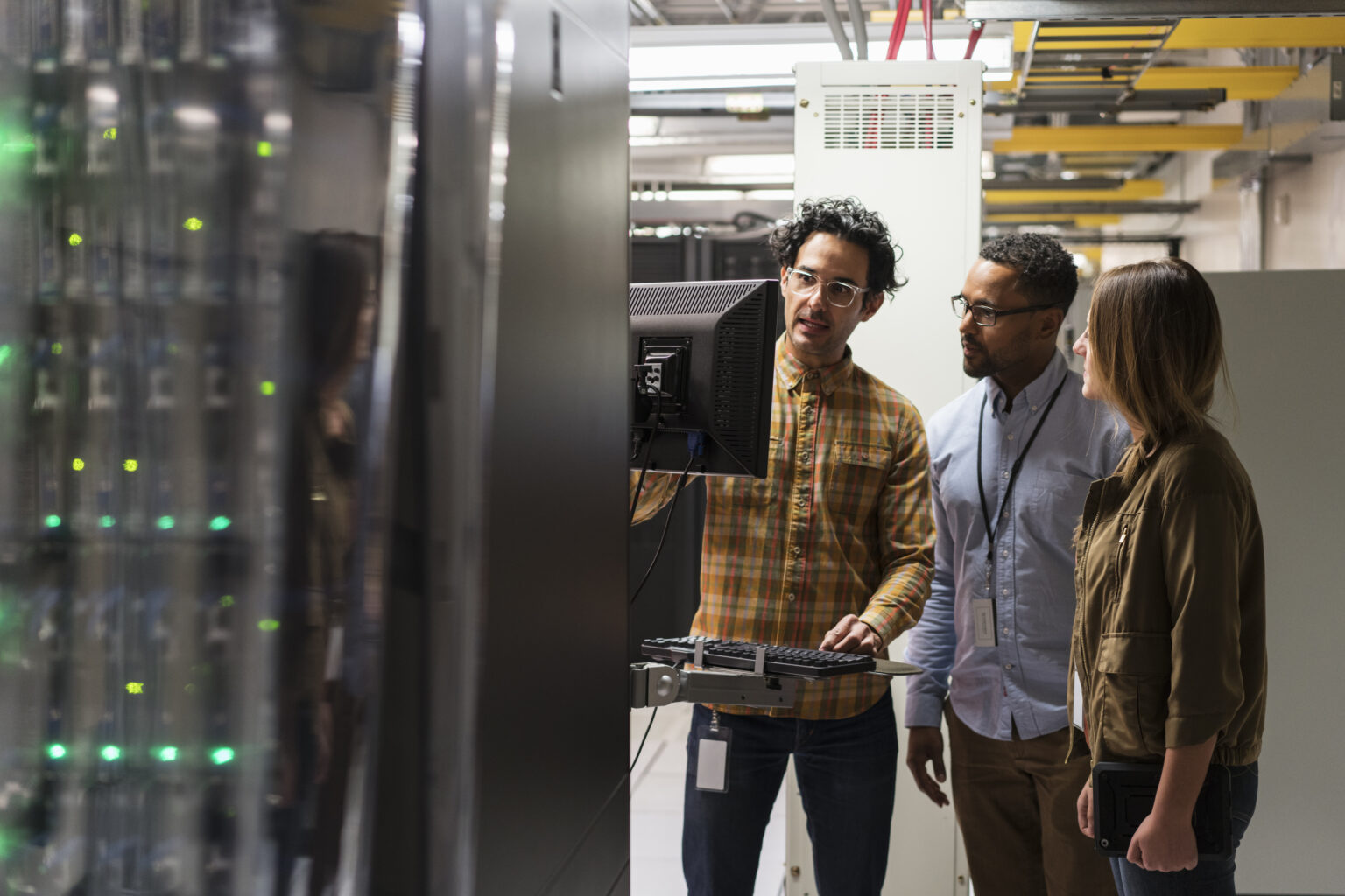 Managed IT team supporting business technology operations